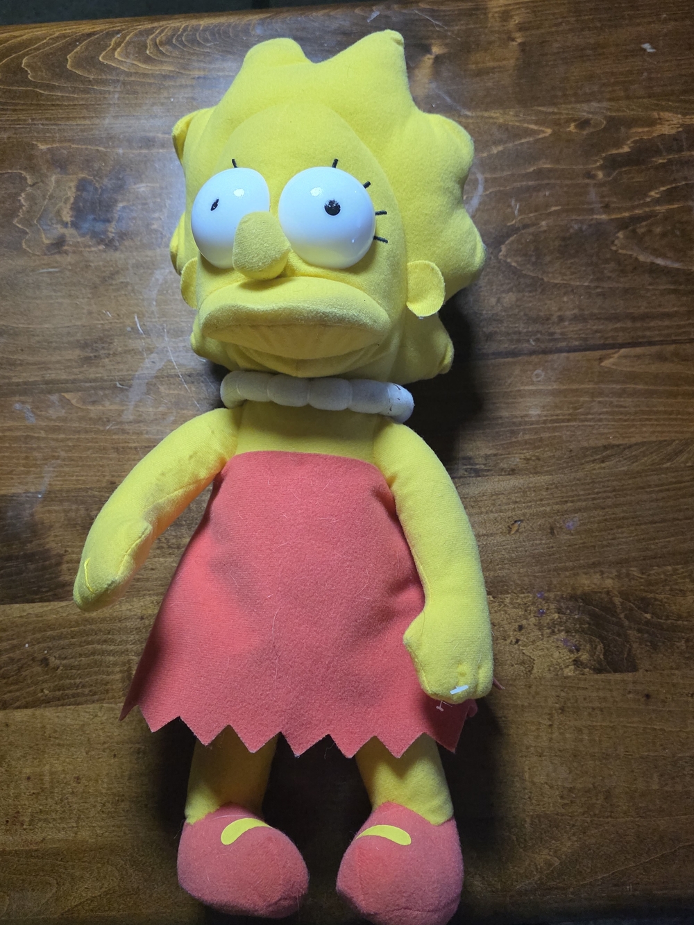 Yellow Lisa Simpson Plush Doll - Kids Toy